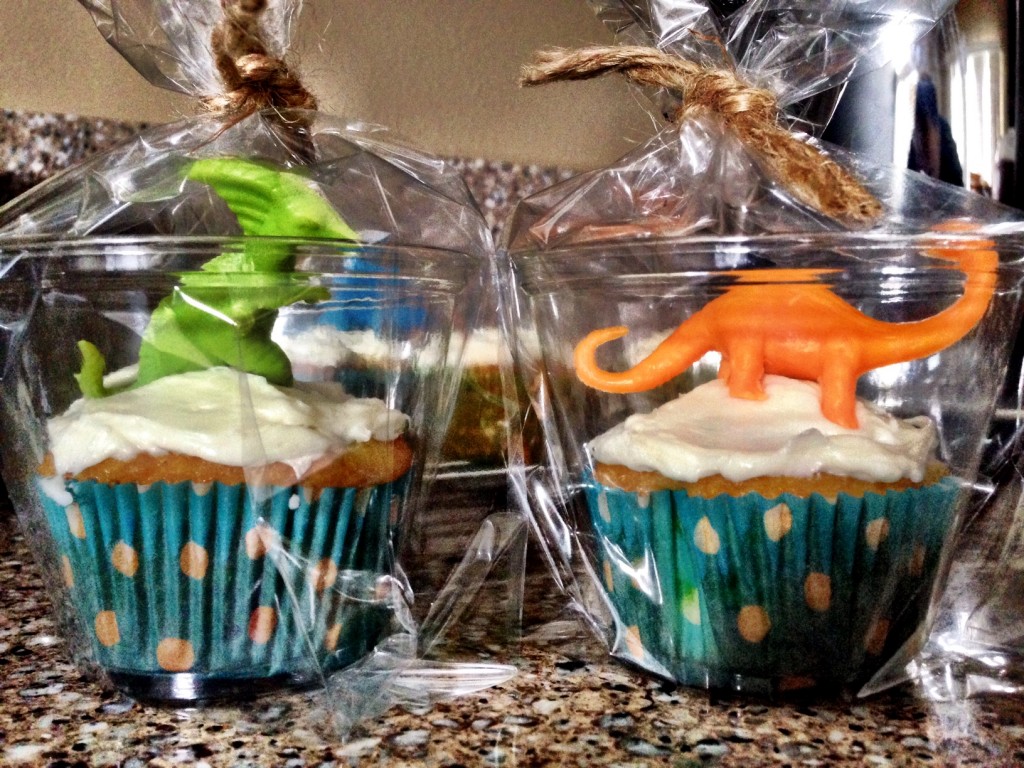 dinosaur cupcakes