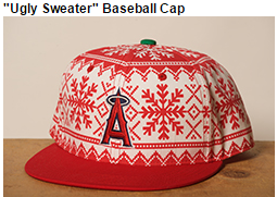 ugly sweater baseball cap